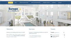 Desktop Screenshot of europeairconditioning.com